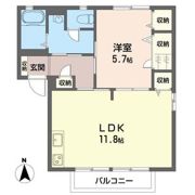 シャーメゾンしらさぎBの間取り画像