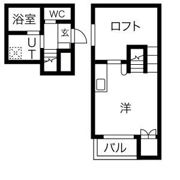 Fleuve B(フルーヴB)の間取り画像