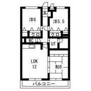 ヨネックスマンションの間取り画像