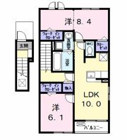 カーサみやびⅧの間取り画像