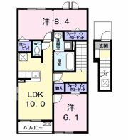 カーサみやびⅧの間取り画像