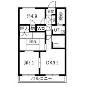 グランドヒルズ正徳町2番館の間取り画像