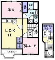 リッチモンド Βの間取り画像