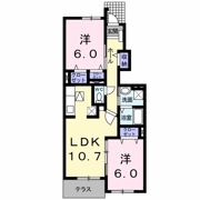 シャンプラージュの間取り画像