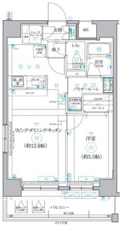 クオリタス菊川の間取り画像