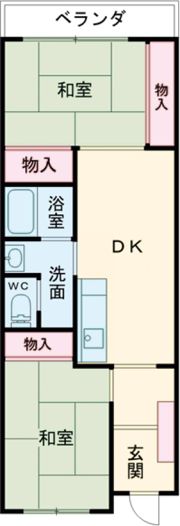 マンション青葉の間取り画像