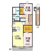 D-ROOMルポの間取り画像