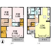 コンフォール Aの間取り画像