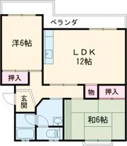 ロイヤルハイツの間取り画像