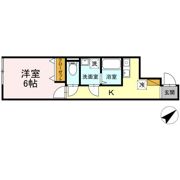 クロモクテラス弁天の間取り画像