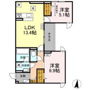 D Paina 子母口Ⅱの間取り画像