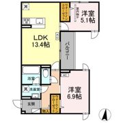 D Paina 子母口Ⅱの間取り画像