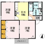 エスポワールの間取り画像