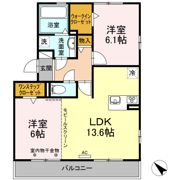 オレオール鳥居松の間取り画像