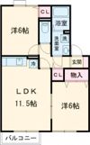 グランモアJ Bの間取り画像