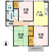 パセオボナール B棟の間取り画像