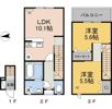 アルカディア D棟の間取り画像