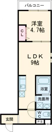 フジパレス新伊丹Ⅱ番館の間取り画像