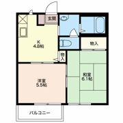 サンフリー新道Ⅱの間取り画像