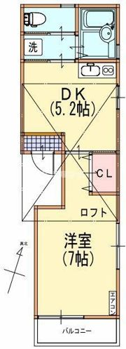 ルーミー川崎の間取り画像