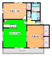 モンテAの間取り画像