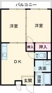 ファミールUの間取り画像