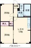 エスポア三好の間取り画像