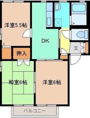 セゾンフローラCの間取り画像