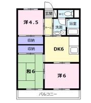 アベニールAの間取り画像
