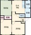 マドンナB棟の間取り画像
