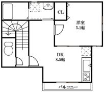 ROSSO鴻巣の間取り画像