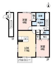 エスポアラージアンEの間取り画像
