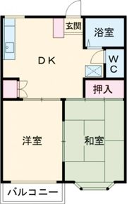 ベルエアー Ⅰの間取り画像