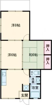 グリーンヒルの間取り画像