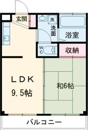 タウンコートパルの間取り画像