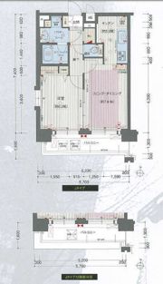 プレサンス名古屋STATIONアブソリュートの間取り画像