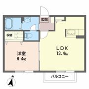 メゾンアース Aの間取り画像