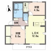 ドラゴンパークスBの間取り画像