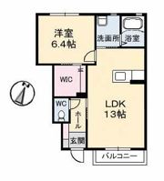 ブランドール TS A棟の間取り画像