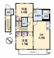 シェソワみずほAの間取り画像