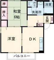 メゾン橘 B棟の間取り画像