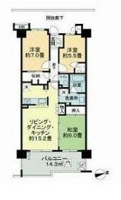 武蔵野レジデンス弐番街の間取り画像