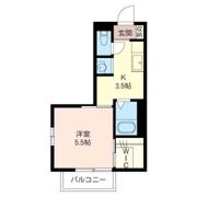 ハイツ上並榎 Aの間取り画像
