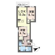 スカイレジデンスの間取り画像