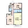 ペガサス Dの間取り画像