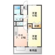 VIILA若宮Bの間取り画像