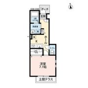 アムール 川原田の間取り画像