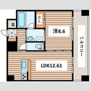 ファーストクラス市民病院前(3階)の間取り画像