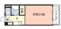 ハーモニーコートの間取り画像