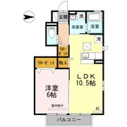 Dーroom新田後の間取り画像